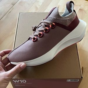 Allbirds NWT Vista Racer Stormy Mauve Blizzard Sole size 10